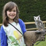 girl encounters an owl