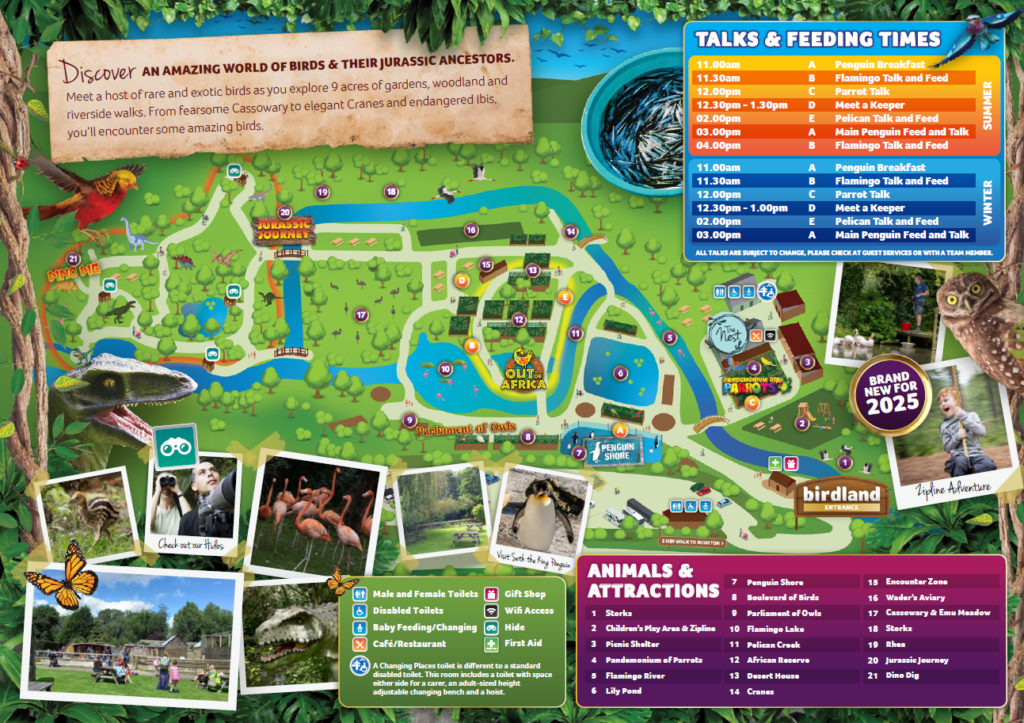 Birdland Site Map 1024x723 - Park Map